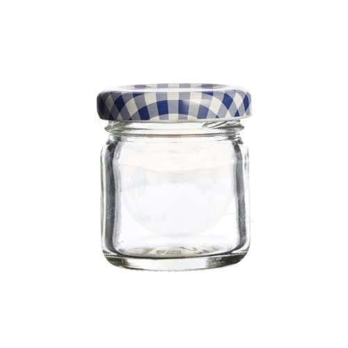 Small 43 ml Clear Kilner Round Twist Top Jar 